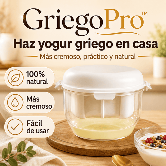 GriegoPro™ - Fabricador de Yogur Griego Casero